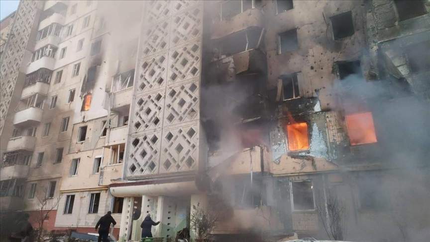 bloc distrus în Harkov