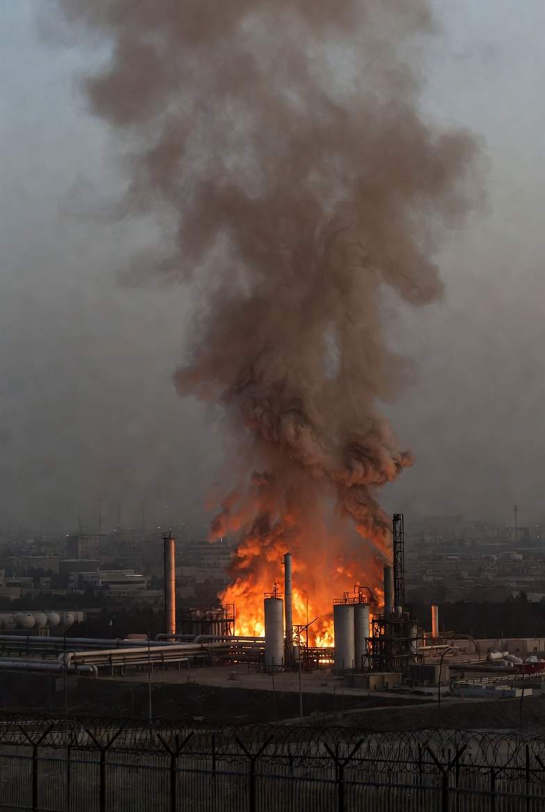 bombardamente în Teheran