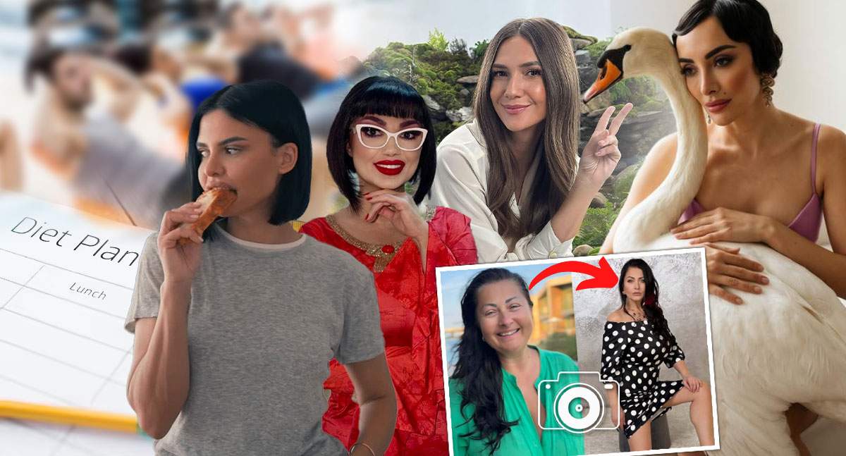 Vedete din România care au slăbit mult în ultimele luni. Imagini de senzație înainte/după