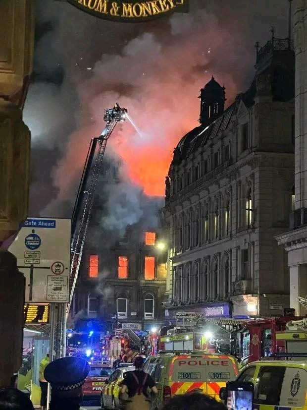 incendiu în Glasgow