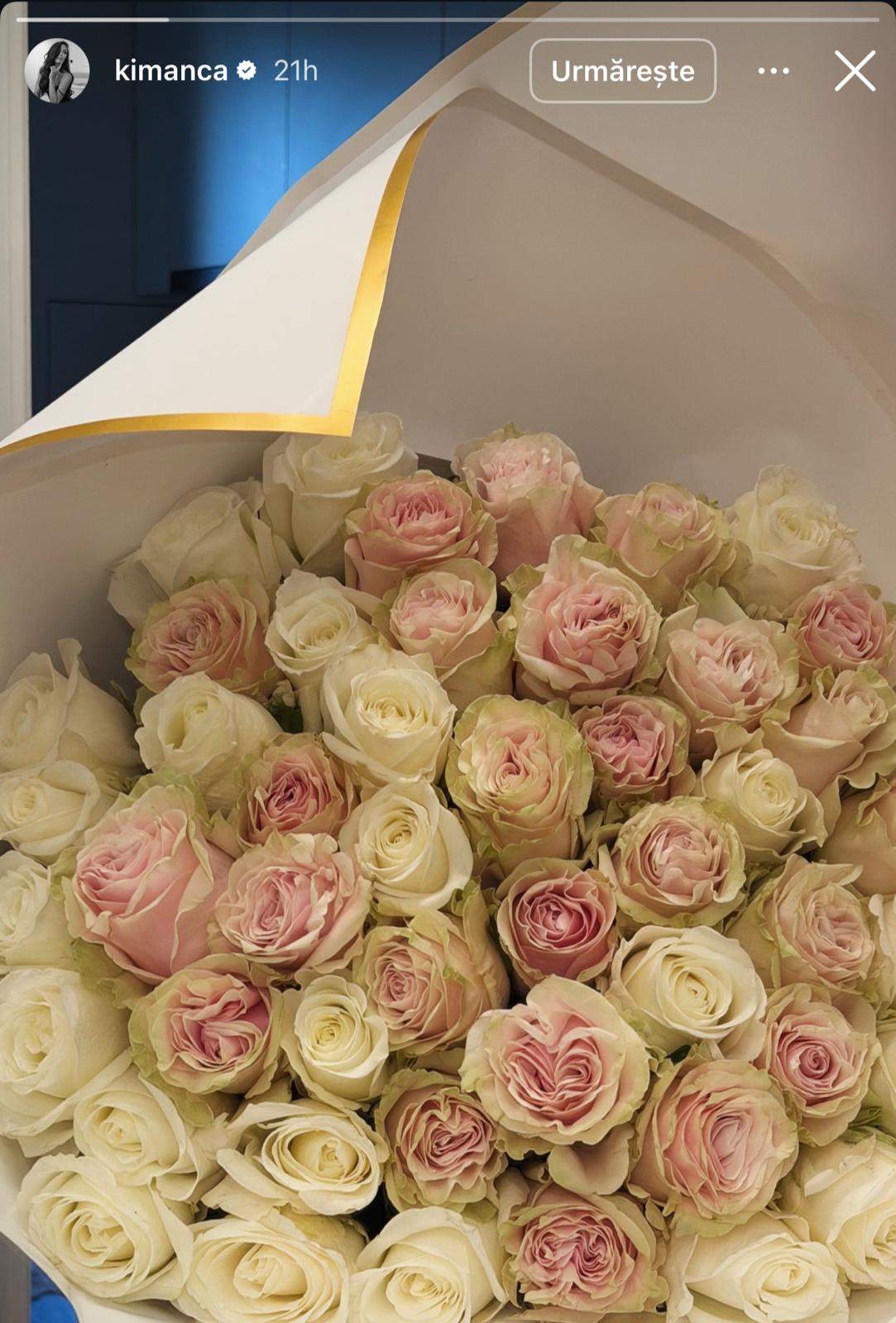 Florile pe care i le-a oferit Alex Bodi iubitei sale, Anca