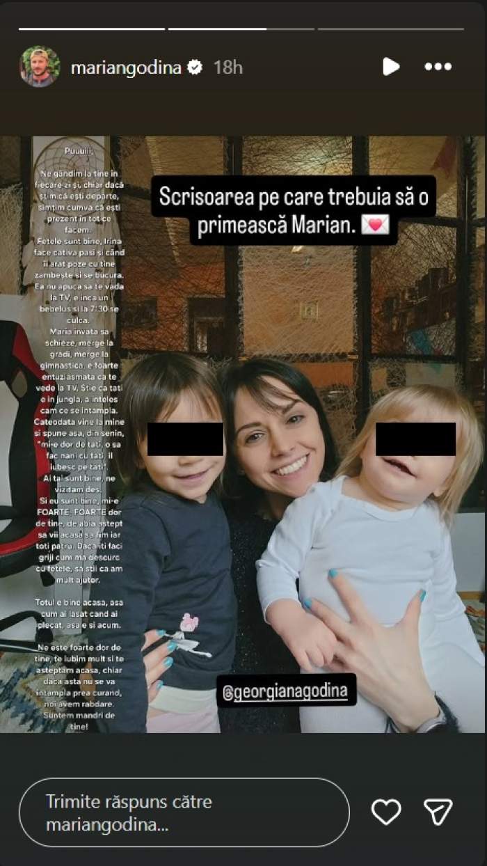 marian godina sotia si fiicele