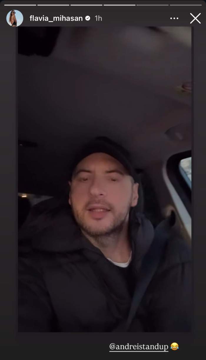 Andrei Ciobanu, în mașină