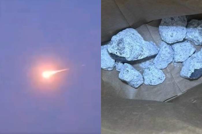 Imagini cu un meteorit care a lovit mai multe case. A făcut o gaură de 30 de centimetri în acoperișul unei locuințe