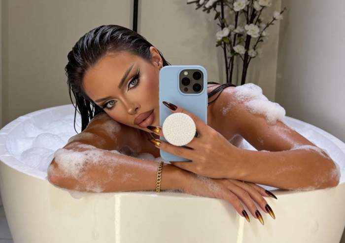 Loredana Chivu, în cadă