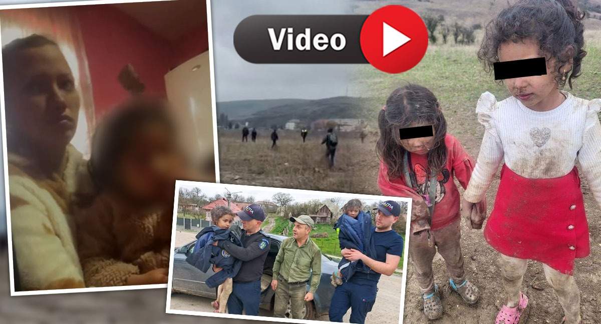 Colaj cu fetițele din Târnăveni