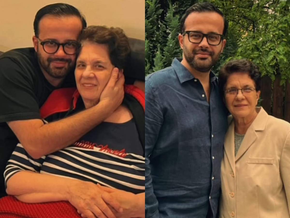 Mihai Gâdea și mama lui