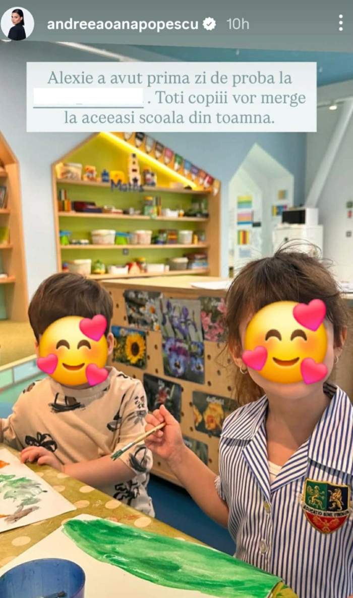 Alexie și Anastasia, copiii Andreei Popescu