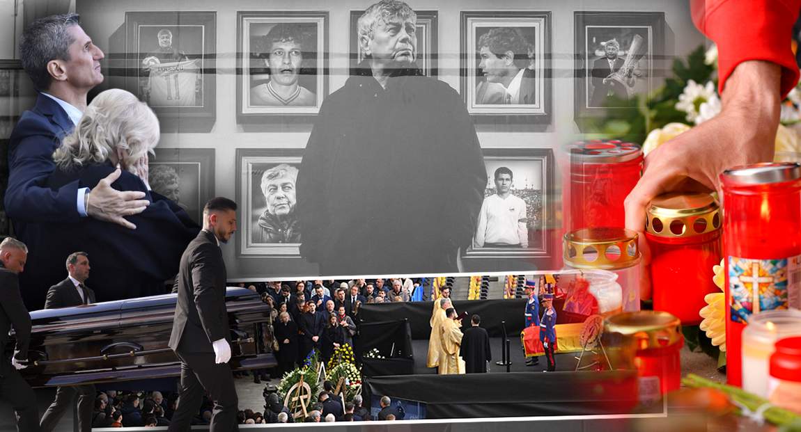 Mircea Lucescu, ultimul drum! Legendele nu mor… Imagini în timp real de la ceremonia de înmormântare