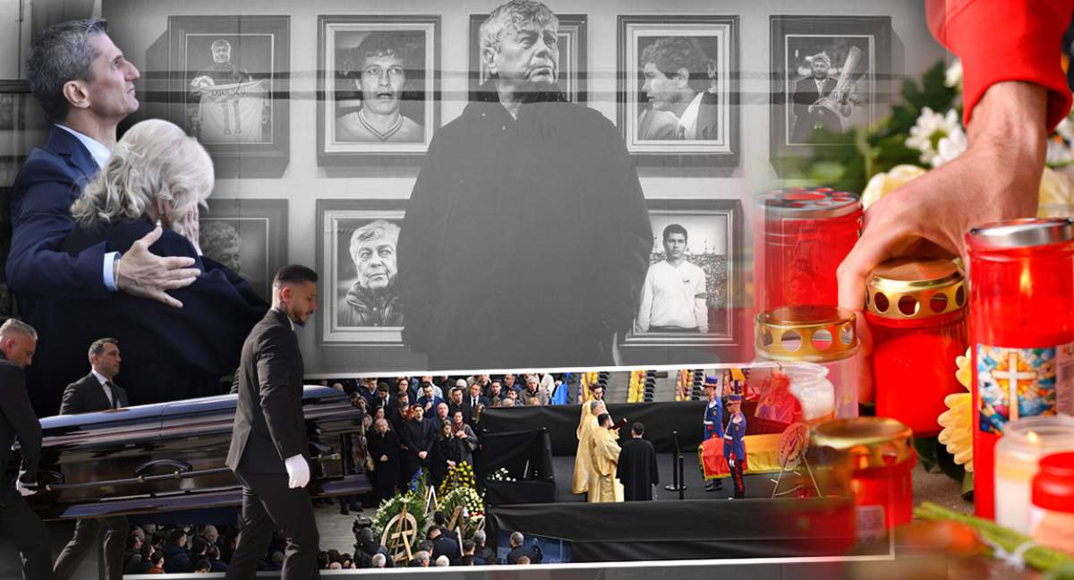 Mircea Lucescu, ultimul drum! Legendele nu mor… Imagini în timp real de la ceremonia de înmormântare