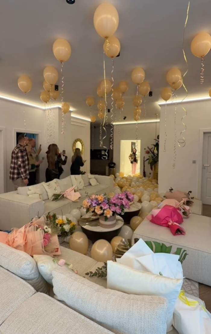 Georgiana Lobonț, surpriză de proporții, de ziua ei de naștere. A rămas fără cuvinte când a văzut ce i-au pregătit cei dragi