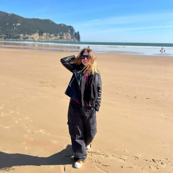 Tily Nicullae pe plaja