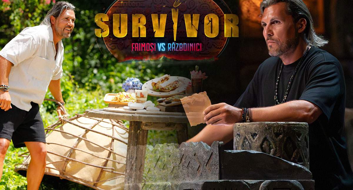 Ce mănâncă Adi Vasile la Survivor, de Paște. Cu ce a înlocuit deserturile tradiționale