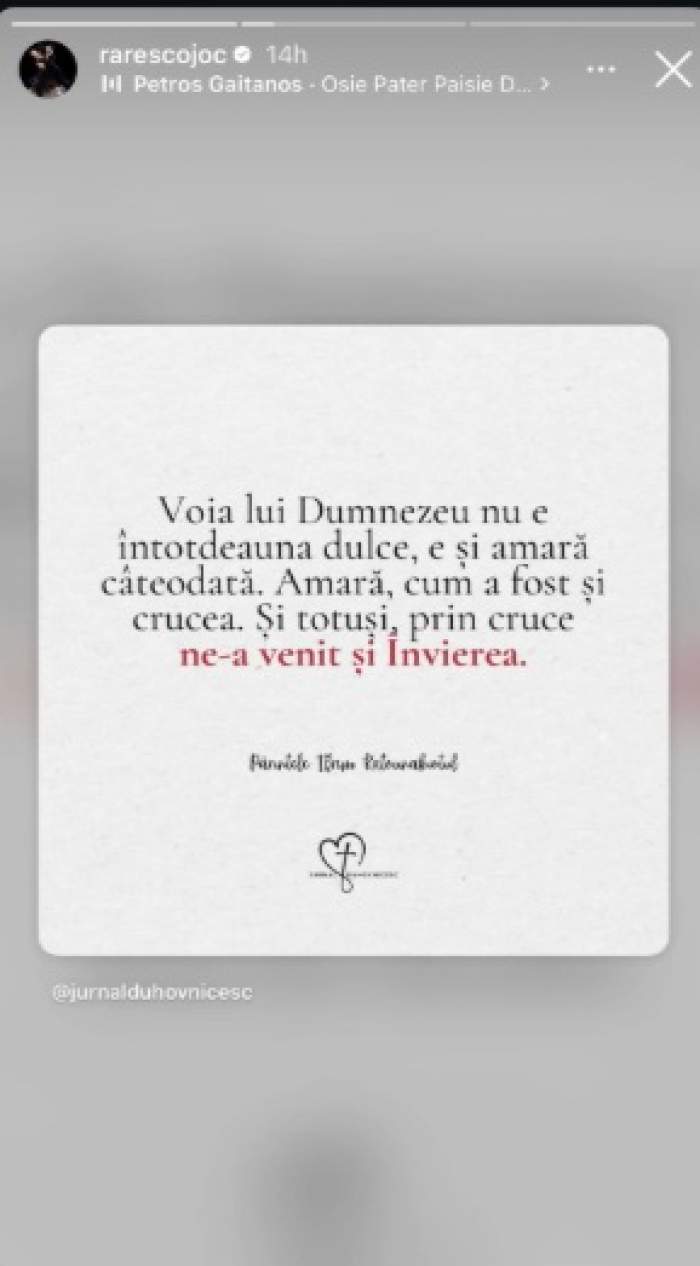 Mesajul ciudat al lui Rareș Cojoc, după ce s-a aflat că petrece Paștele cu Andreea Popescu și copiii