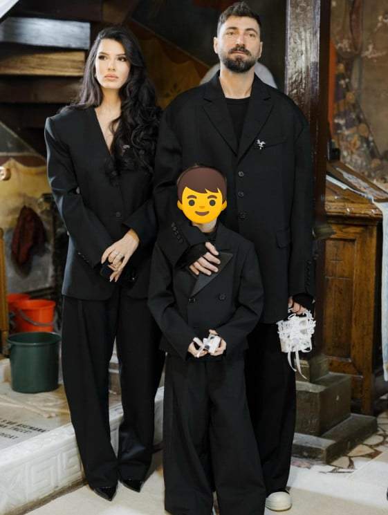 raluca ogica, adrian ropotan si fiul lor