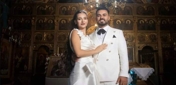 Jador și Oana Ciocan, în biserică