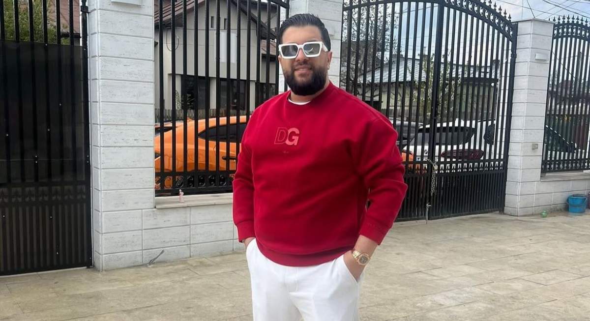 Tzancă Uraganu, în bluză roșie