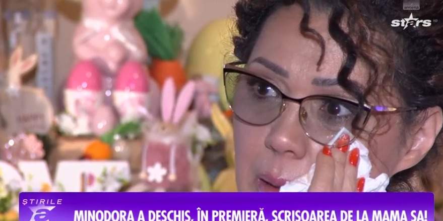 Minodora, în lacrimi