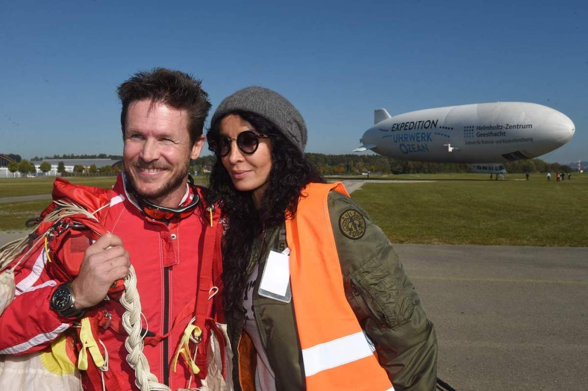 Mihaela Rădulescu, alături de Felix Baumgartner