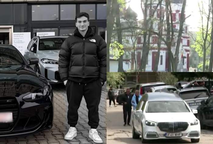 Primele imagini de la înmormântarea lui Mihai, tânărul de 20 de ani mort în accidentul cumplit din pădurea Snagov