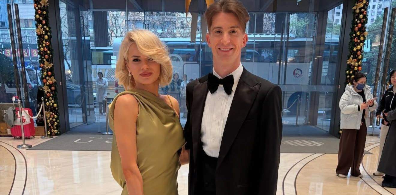 Rareș Cojoc, alături de partenera lui de dans