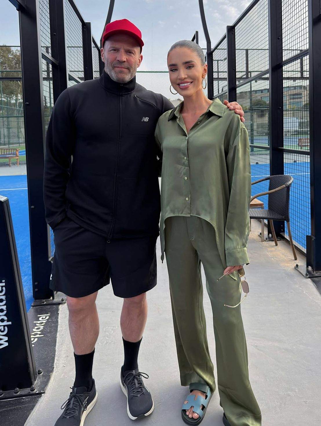 Adelina Pestrițu și Jason Statham