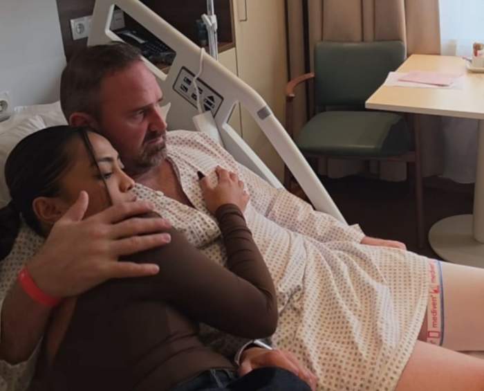 Nicu Grigore și Bella Santiago, la spital