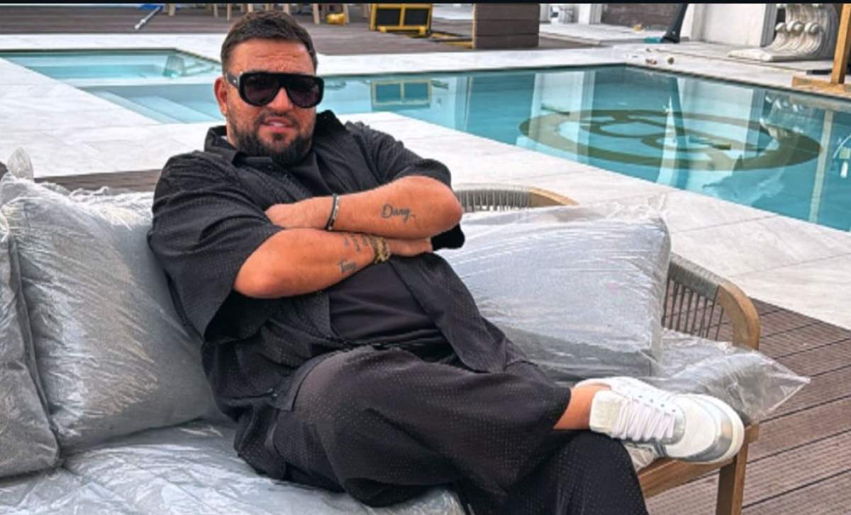 Costel Biju, la piscină