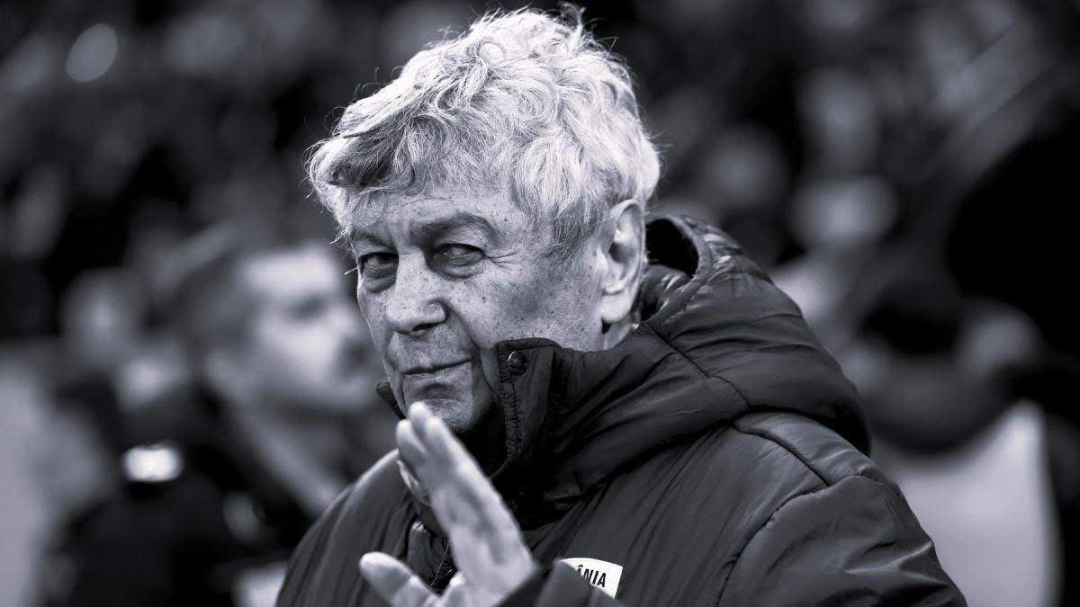 Mircea Lucescu, poză alb-negru