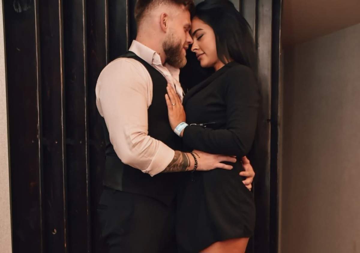 Razvan Kovacs, îmbrățisat cu soția lui