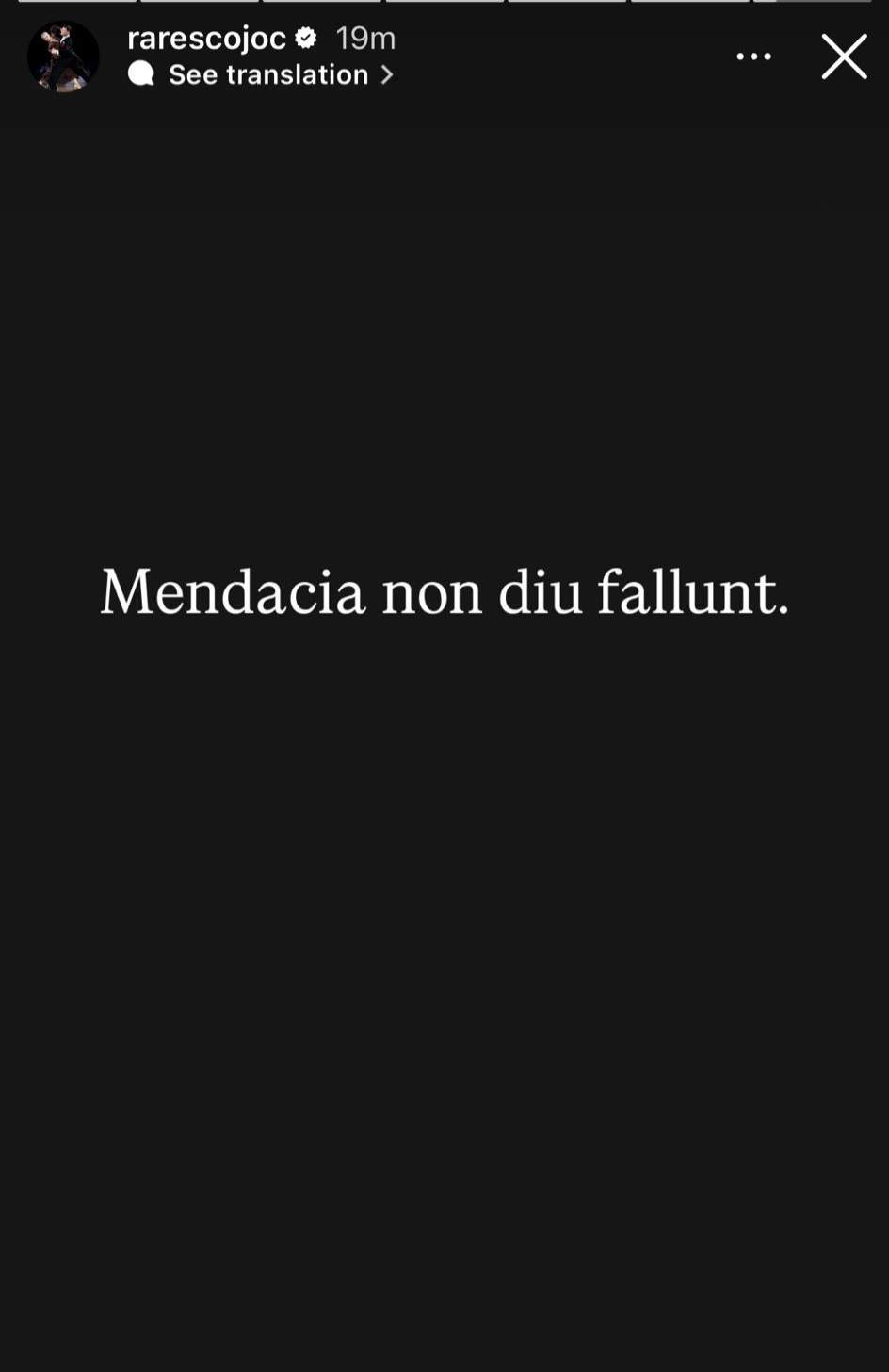 mesajul lui Rareș Cojoc