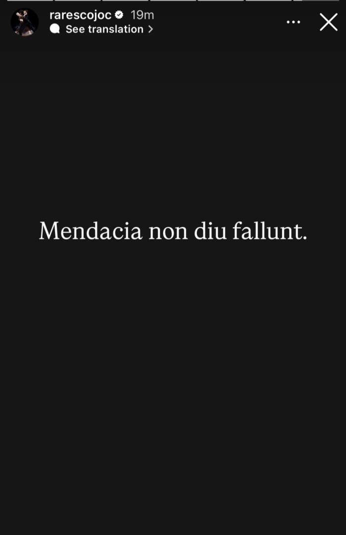 mesajul lui Rareș Cojoc