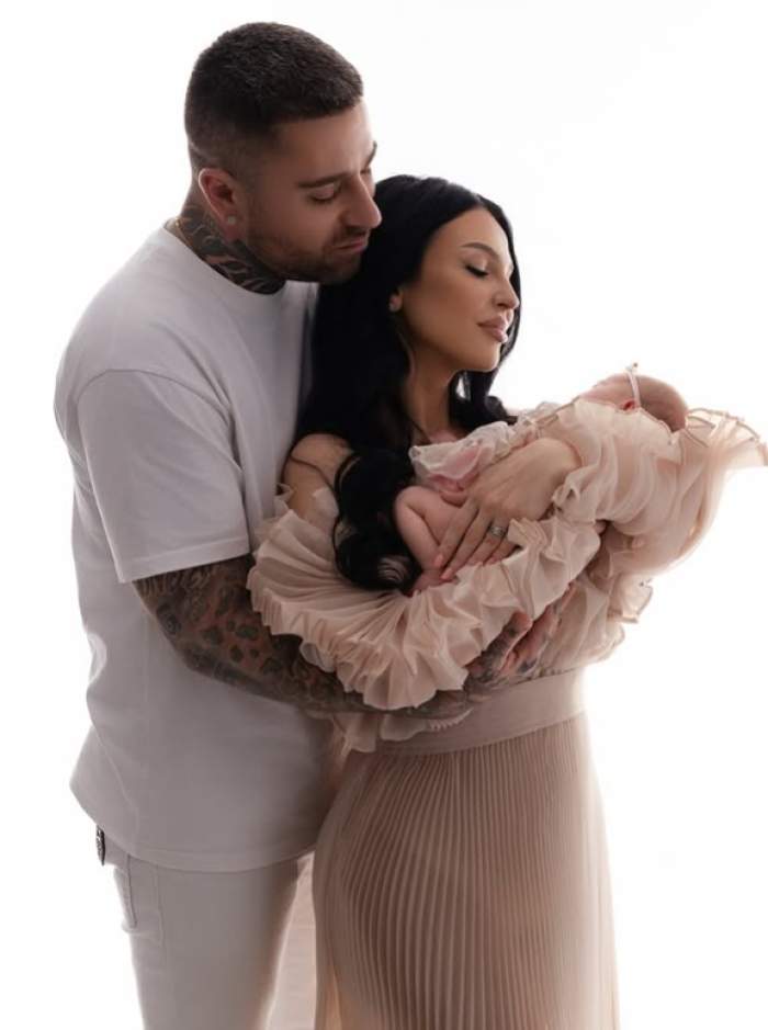 francisca si tj miles cu fetita lor