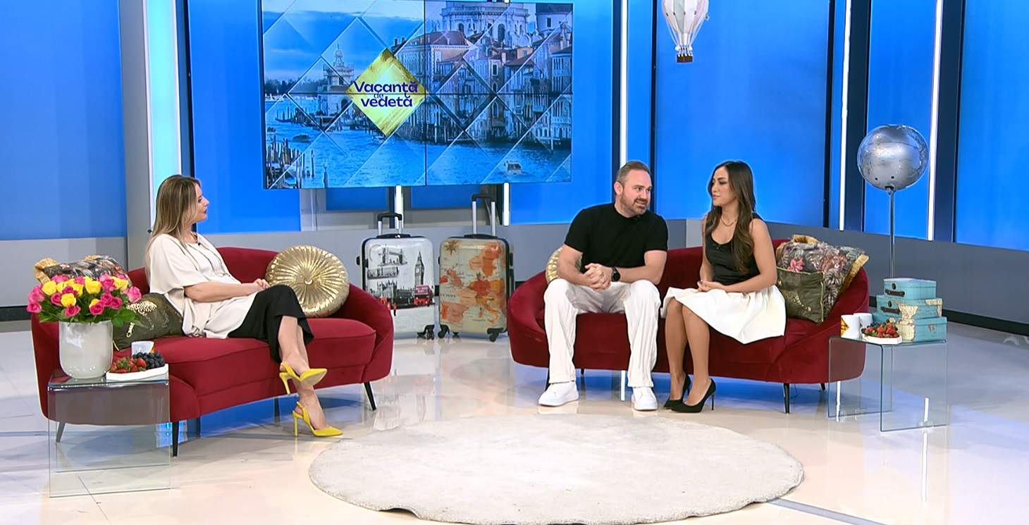 Escapade de poveste şi destinaţii de vis alături de Mihai Călin, Bella Santiago şi Nicu, sâmbătă, la „Vacanța de vedetă”