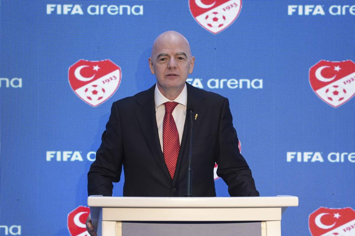 președintele FIFA, Gianni Infantino