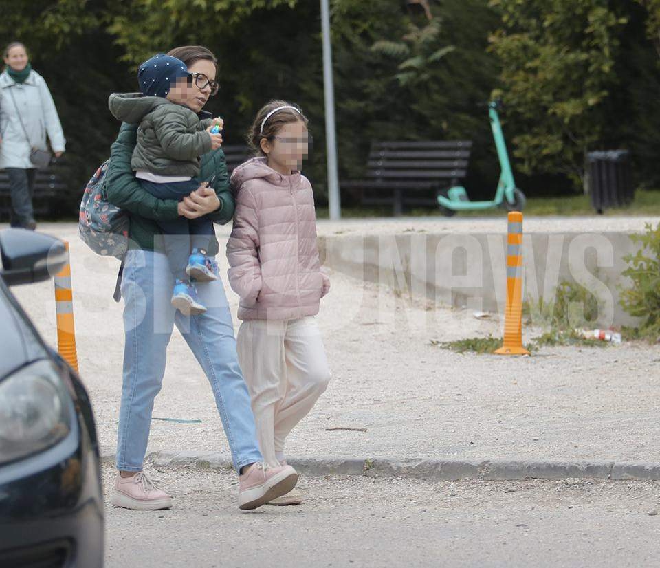 Mirabela Grădinaru și copiii ei