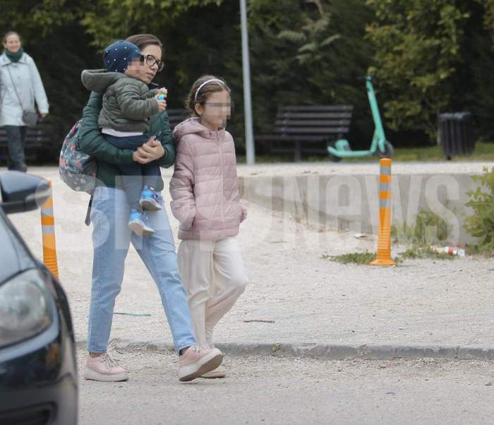 Mirabela Grădinaru și copiii ei