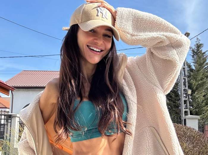 Ruxandra Luca, cu abdomenul la vedere