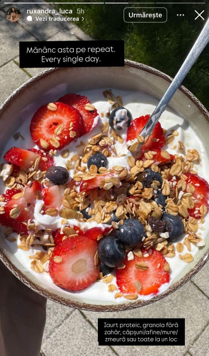 Micul dejun al Ruxandrei Luca