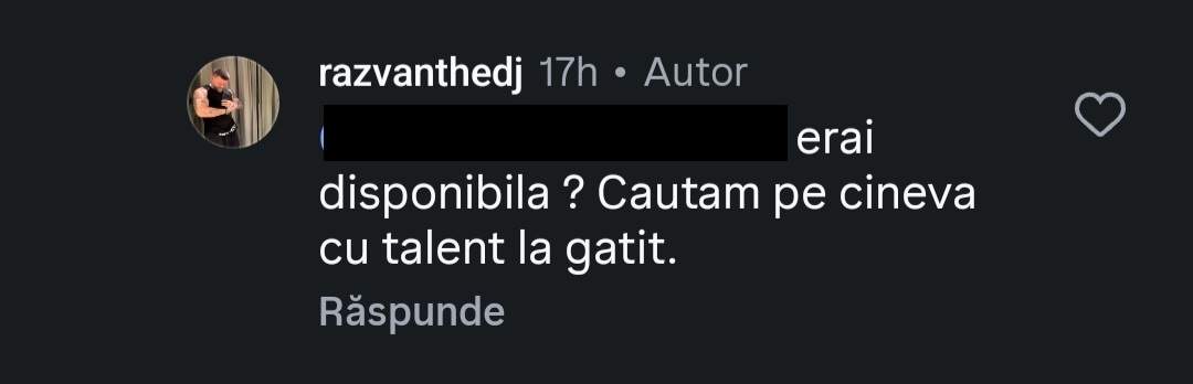 mesajul lui Răzvan Kovacs