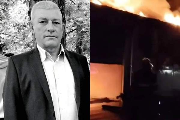 A murit bărbatul ars în incendiul din Galați. Primele imagini cu Nicu