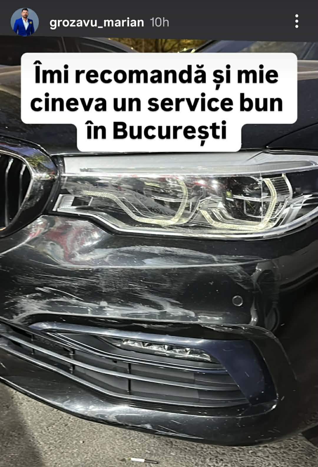 mașina lui Marian Grozavu