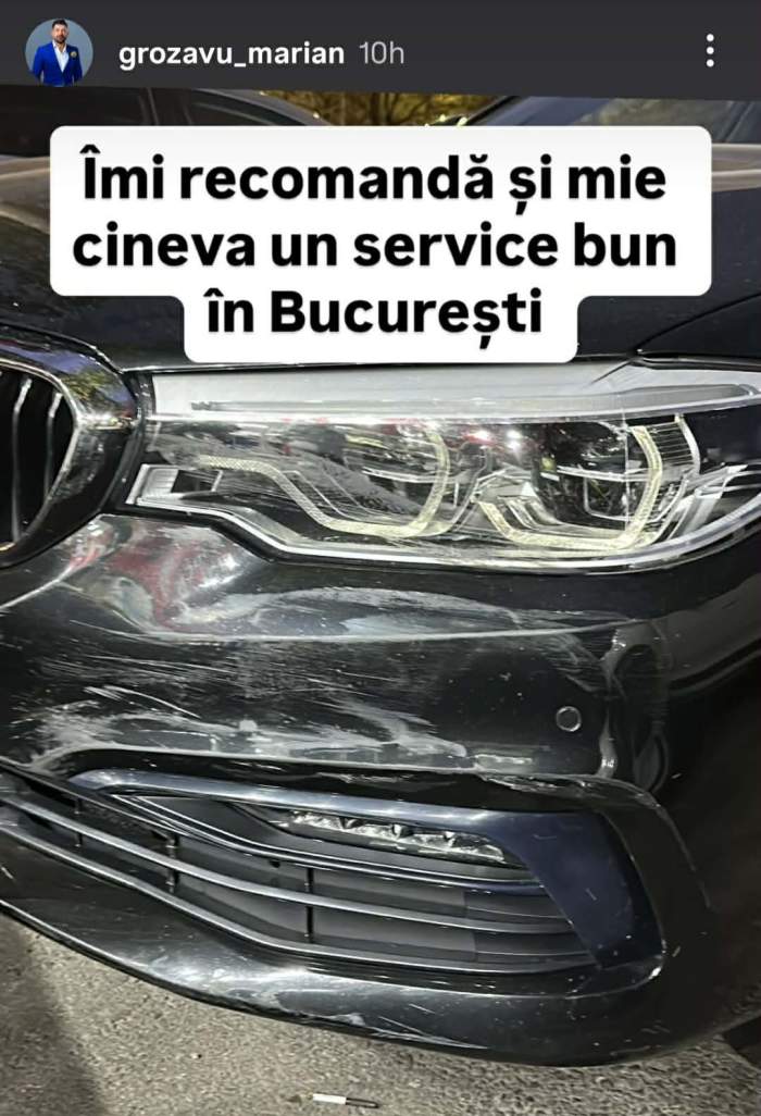 mașina lui Marian Grozavu