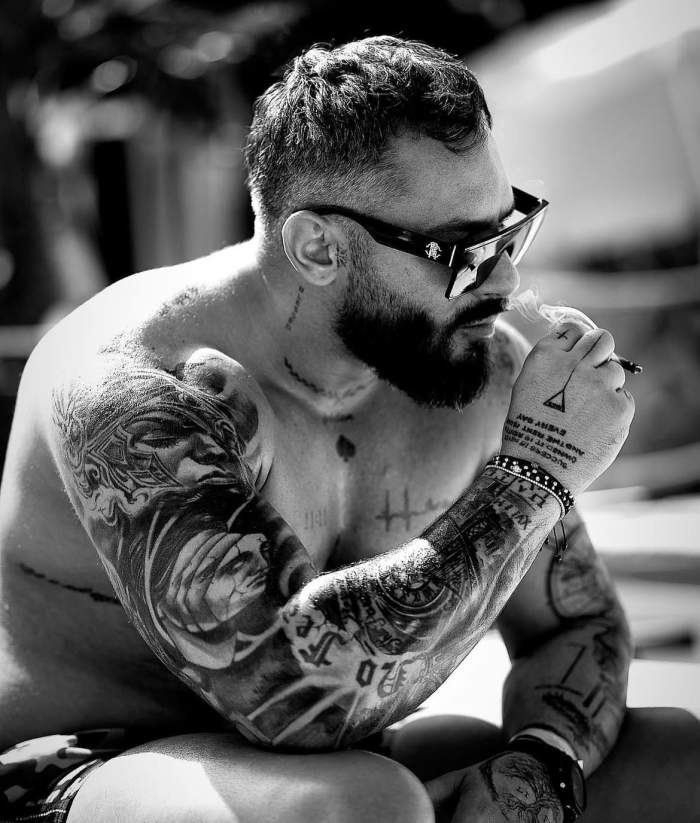 Romeo Vasiloni, poză alb-negru