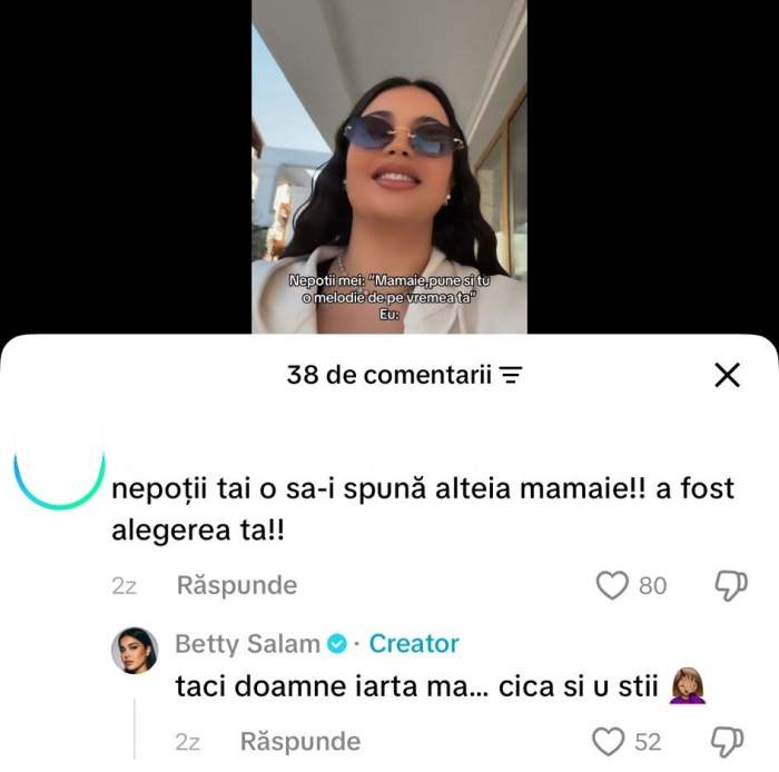 mesajul lui Betty Salam