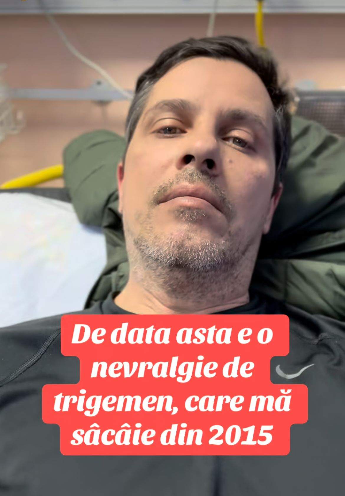 Lucian Viziru, la spital