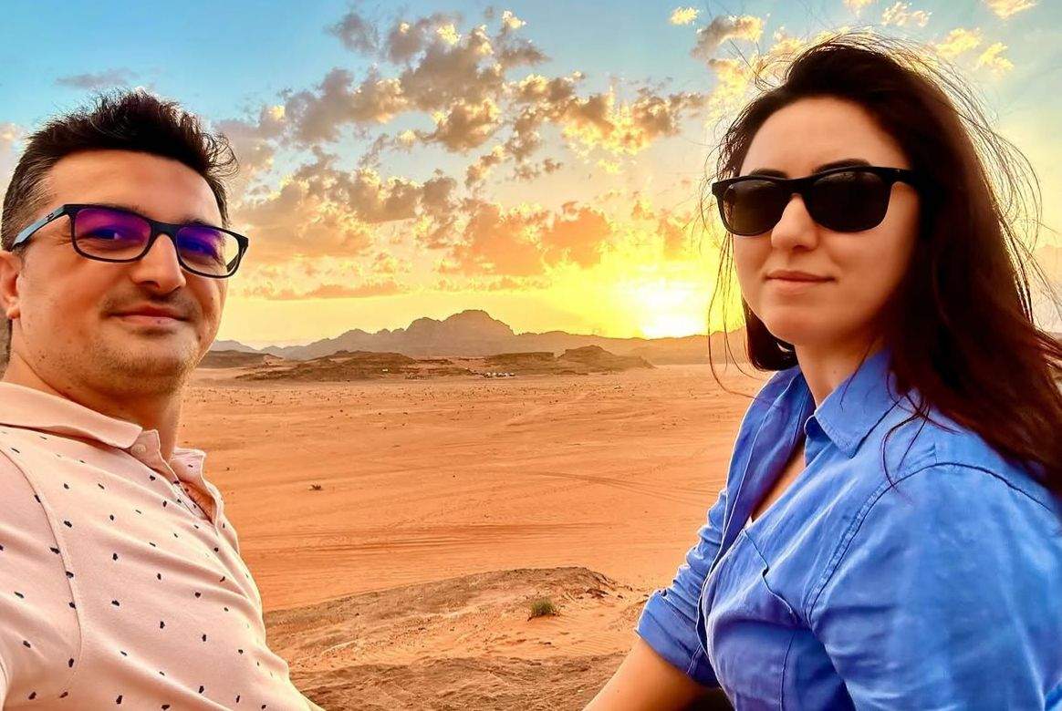 Oana și Vlad, în deșert