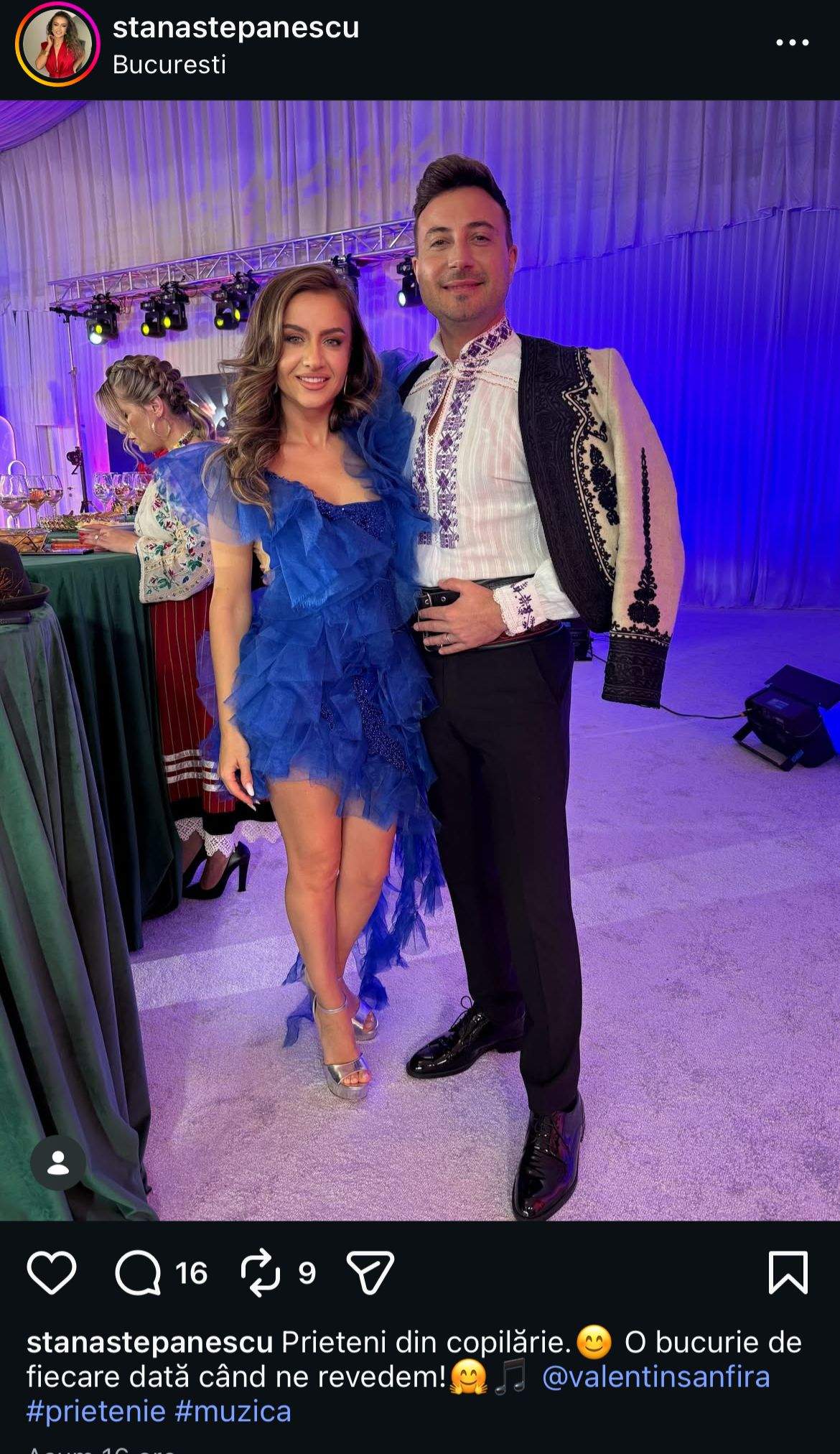 Valentin Sanfira și Stana Stepănescu