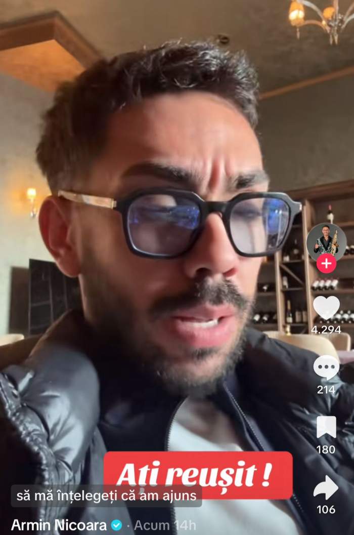 Mesajul lui Armin Nicoară