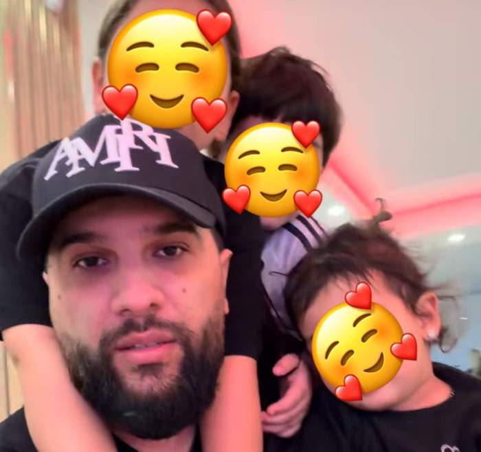 Tzancă Uraganu cu copiii lui